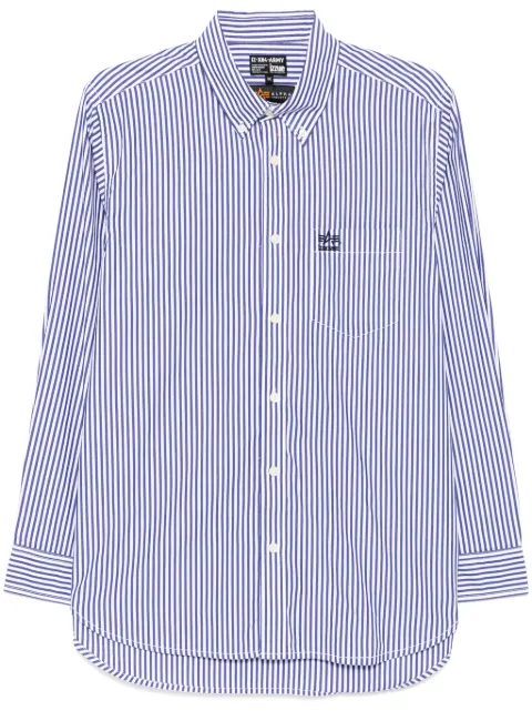 izzue striped shirt White X8125S5