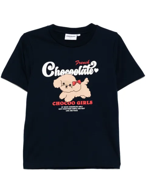 CHOCOOLATE graphic-print T-shirt Blue TEL1960XS