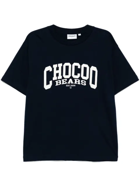 CHOCOOLATE logo-patch T-shirt Blue TEL1925XS