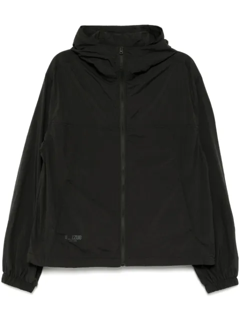 izzue logo-print jacket Black L7101S5