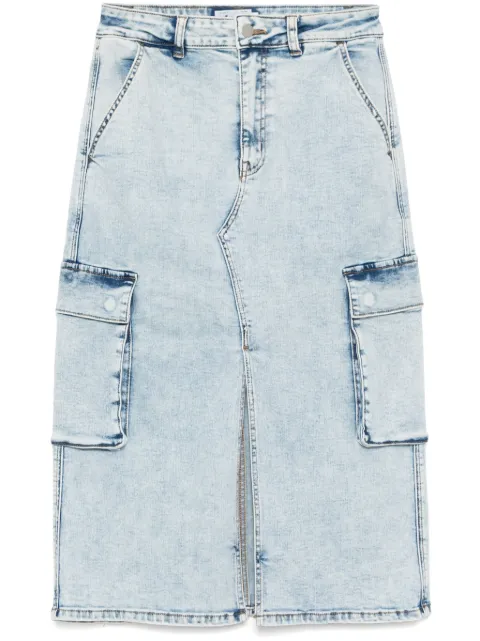 izzue denim cargo skirt Blue J9501S5