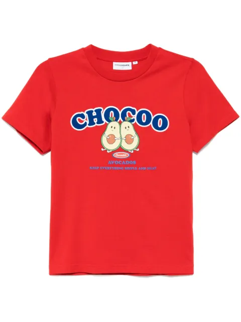 CHOCOOLATE graphic-print T-shirt Red TEL1923XS