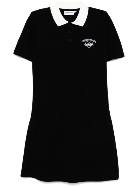 CHOCOOLATE logo-embroidered dress Black DSL1907XS
