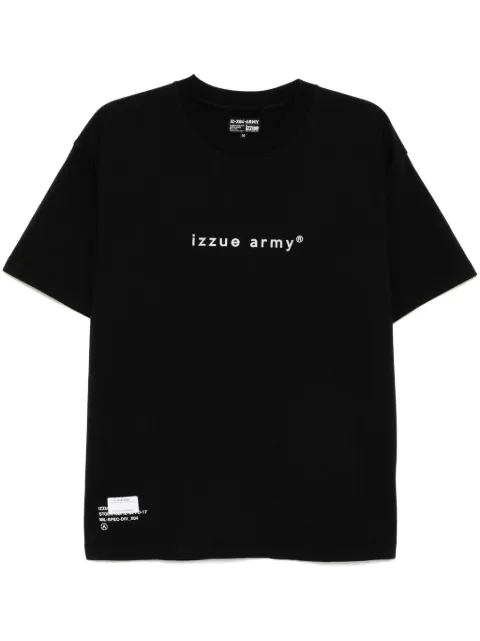 izzue logo-print T-shirt Black R1183S5