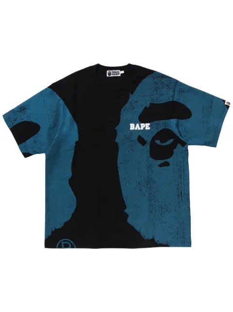 A BATHING APE® logo-print T-shirt Black 001CSL301339M