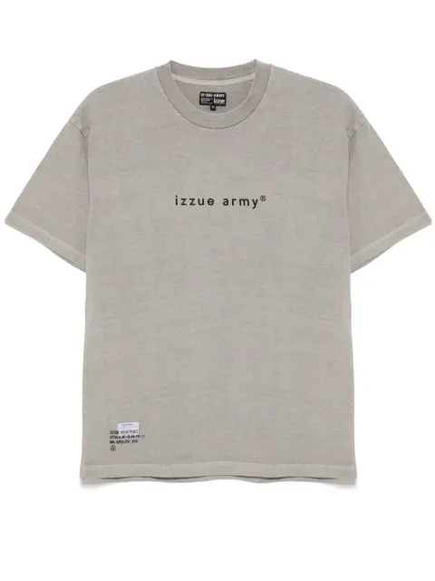 izzue logo-print T-shirt Grey R1183S5