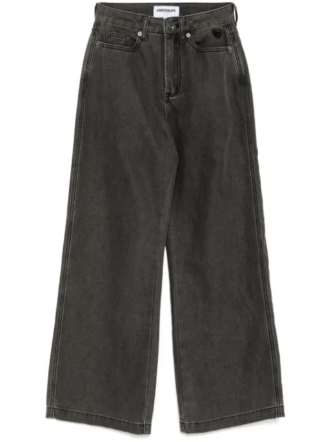 CHOCOOLATE wide-leg jeans Grey PTL6727AS