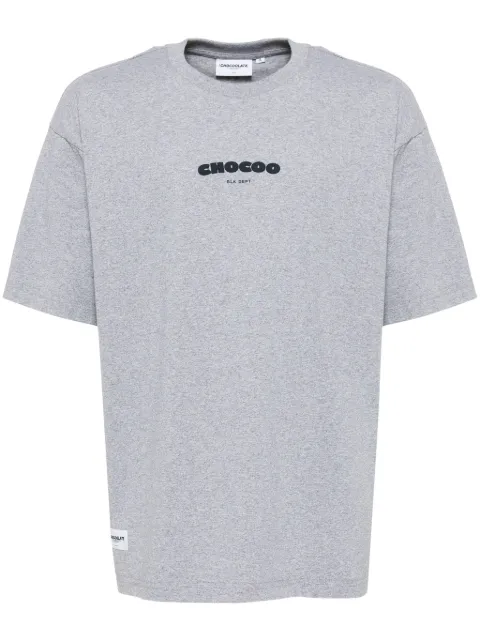 CHOCOOLATE logo-printed t-shirt Grey TEC1055XS4