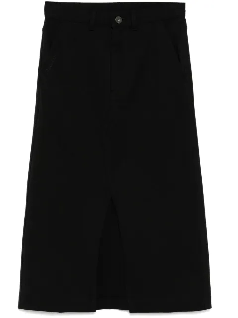CHOCOOLATE logo-embroidered skirt Black SKL3722AS