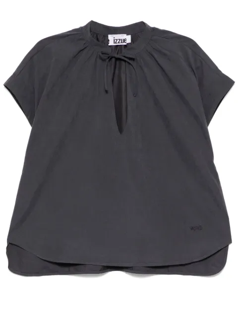 izzue embroidered blouse Grey C8601S5