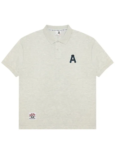 AAPE BY *A BATHING APE® cotton polo shirt Grey APO1654XAO