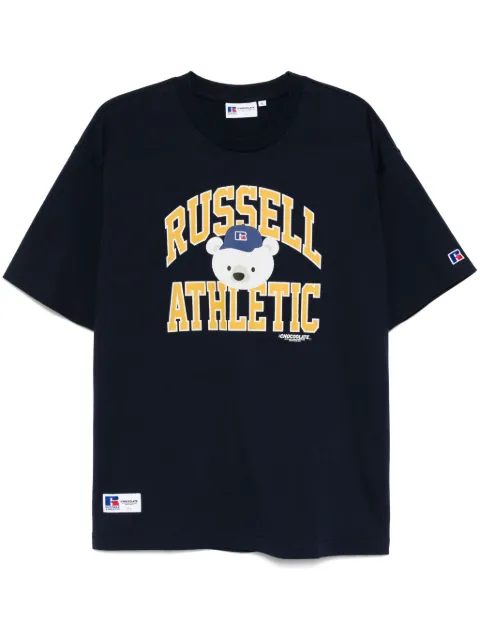 CHOCOOLATE graphic-print T-shirt Blue TEX1047XS