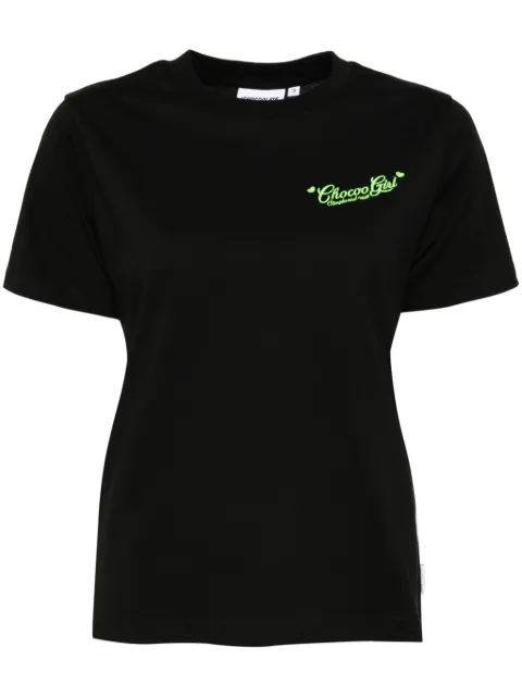 CHOCOOLATE logo-embroidered T-shirt Black TEL1918XS