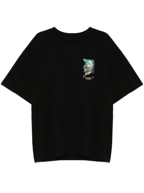 Musium Div. graphic-print T-shirt Black MMUTEM00745X