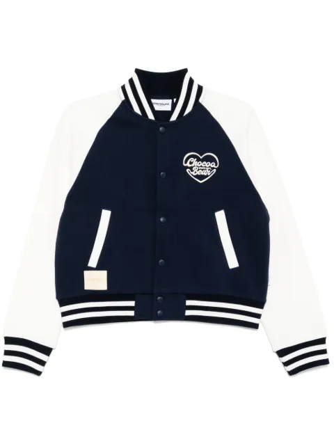 CHOCOOLATE logo-embroidered jacket Blue SWL3716XS