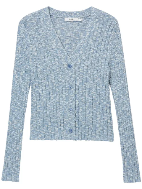 b+ab wide-ribbed cardigan Blue 5S314AS