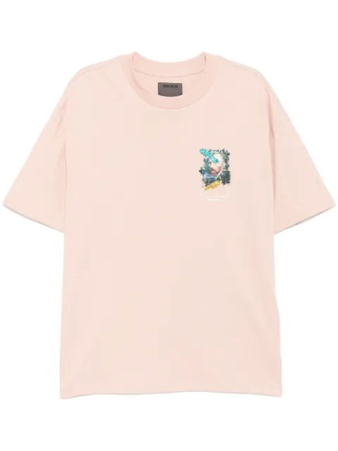 Musium Div. graphic-print T-shirt Pink MMUTEM00745X