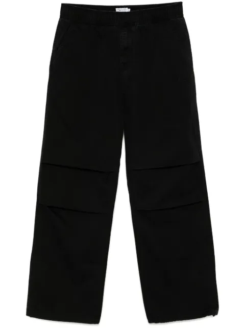 izzue logo-embroidered trousers Black L6104S5