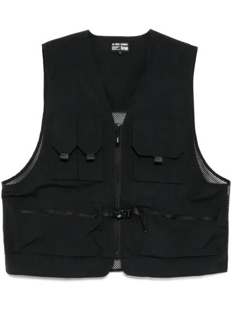 izzue zip-up gilet Black R7601S5