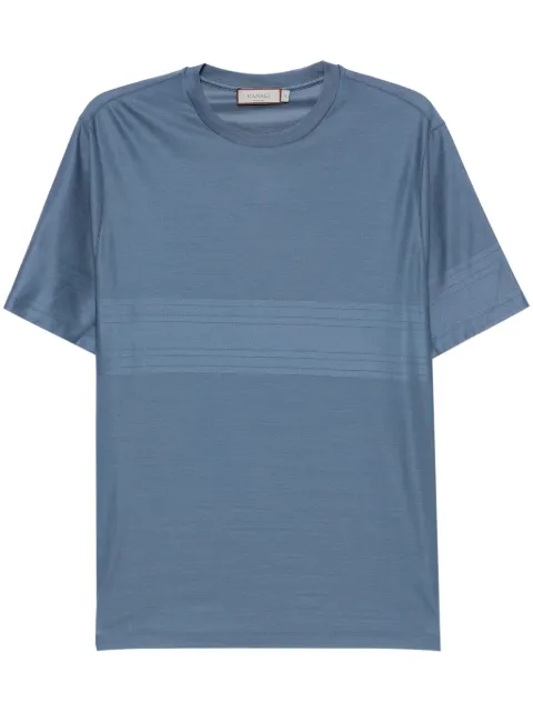 Canali cotton T-shirt Blue T0806MJ02242