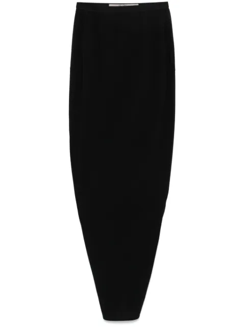 Rick Owens Soft Pillar maxi skirt Black RP01E7331WLP