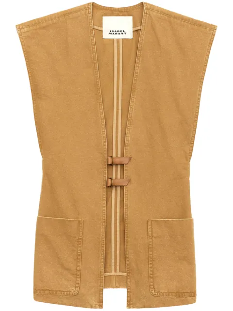 ISABEL MARANT Falila waistcoat Brown GI0053FAC2F01I