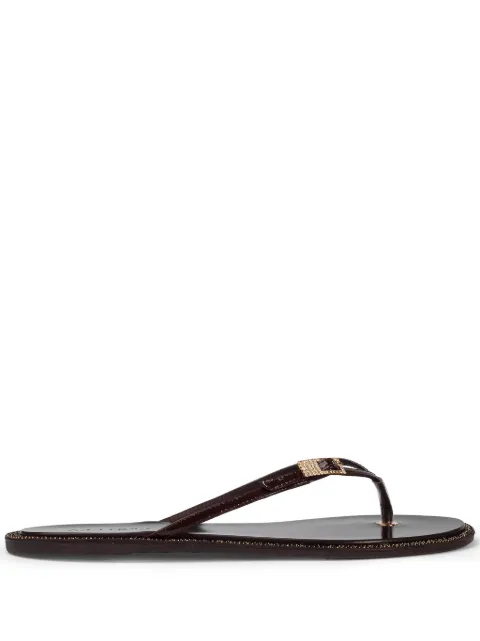 Le Silla Sahara flip flops Brown 1224D020MTPPKAB