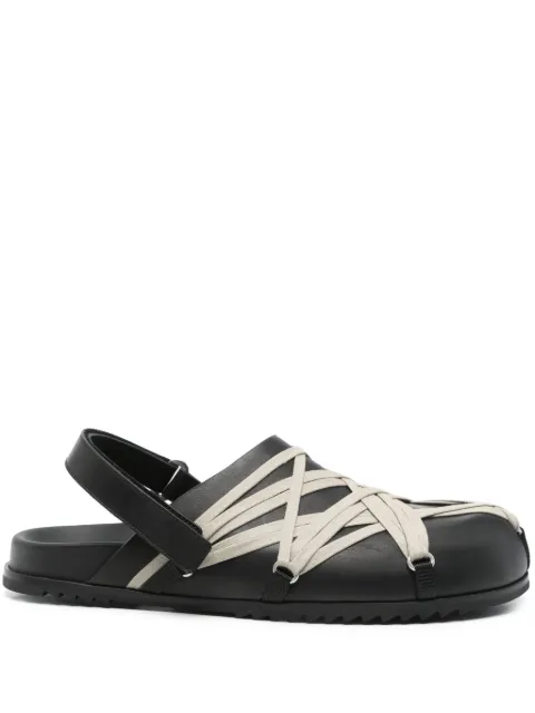 Rick Owens Megalaced sandals Black RU01E5813LOOW1
