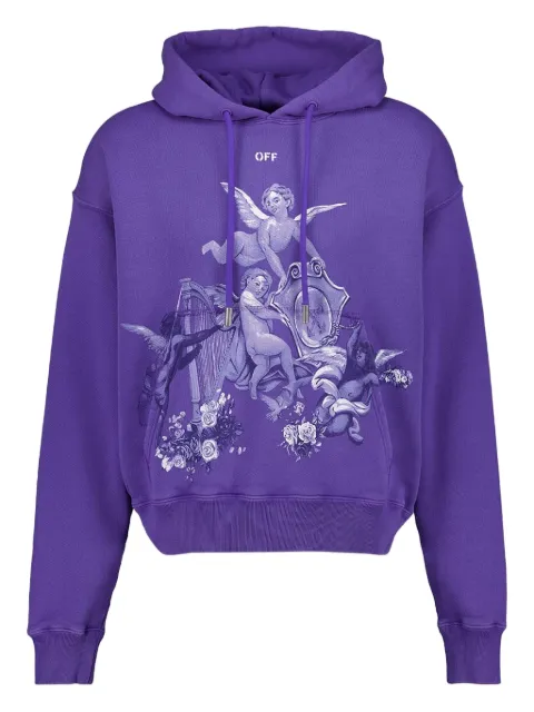 Off-White Putti Skate hoodie Blue OMBB085S25FLE0023701