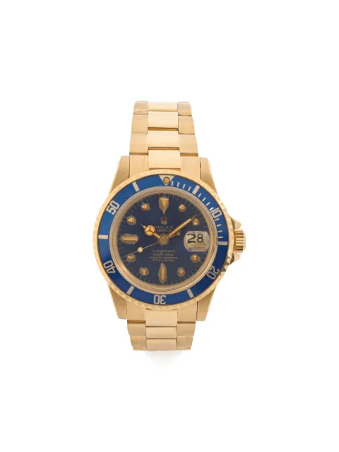Rolex pre-owned Submariner 40mm Blue 1680