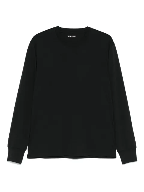 TOM FORD crew-neck T-shirt Black JCL006JMT012
