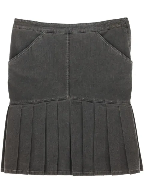 CHANEL Pre-Owned 2003 pleated skirt Grey CH680TN