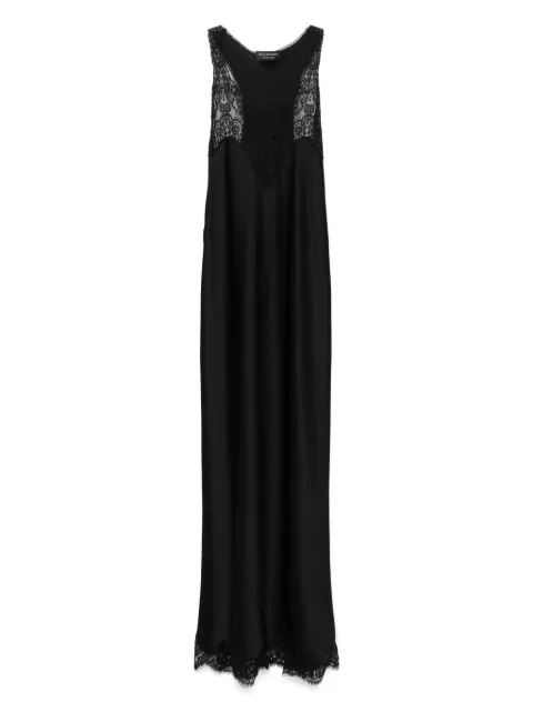 Balenciaga satin midi dress Black 725085TKO04
