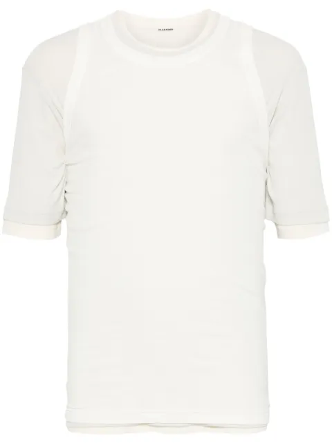Jil Sander + shortsleeved T-shirt set (set of three) White J47FV0109JTN356
