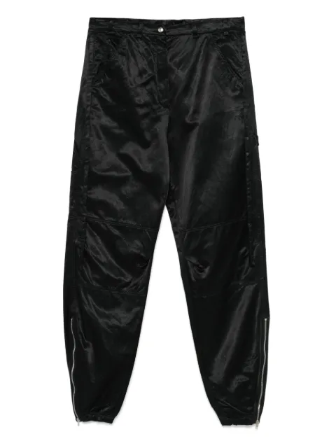 Miu Miu Pre-Owned 2000s satin trousers Black MI290TG