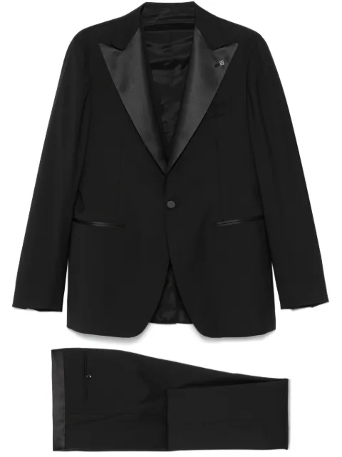 Tagliatore virgin wool suit Black EFVK15ANK060004N5082