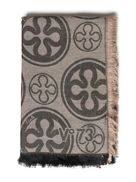 V°73 logo-intarsia scarf 73SP8FT02CAROLINE
