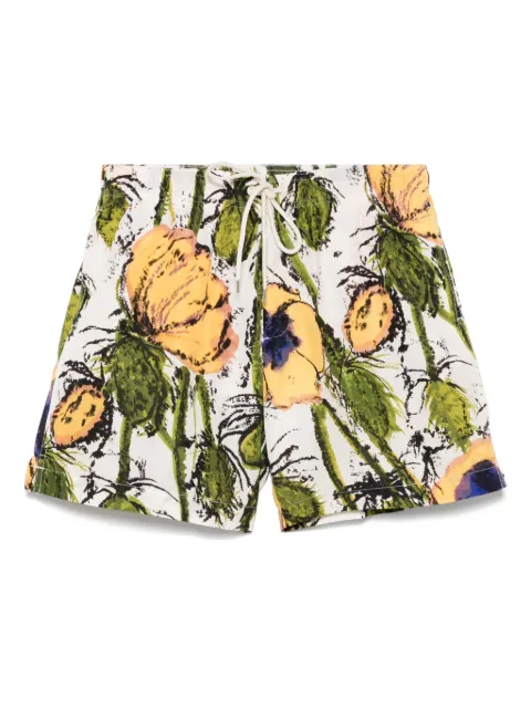 Wales Bonner Althea swim shorts Neutrals MS25TR25PA01