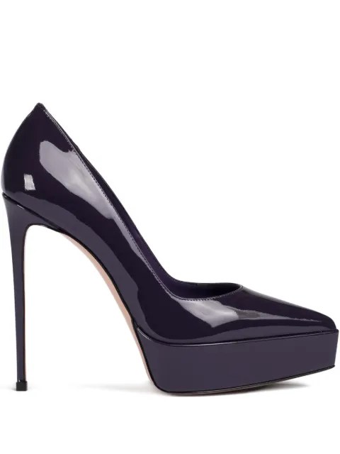 Le Silla 140mm Uma platform pumps Purple 2868V090R1PPKAB