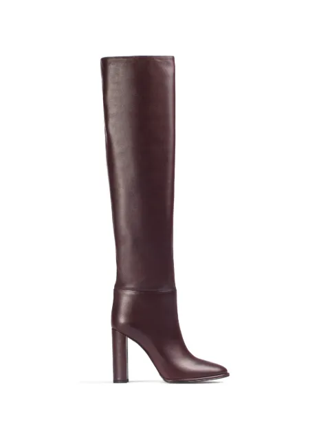 Le Silla Elsa over-the-knee boots Red 7060C100RBPPGLO