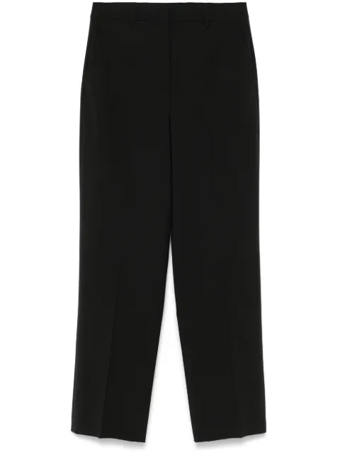 Theory high-waisted straight-leg trousers Black P0101215