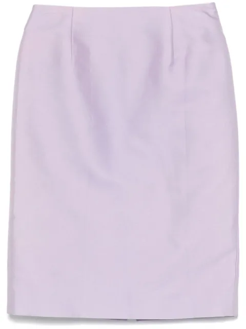 Christian Dior Pre-Owned 2010s cotton skirt Purple HOLADIO456