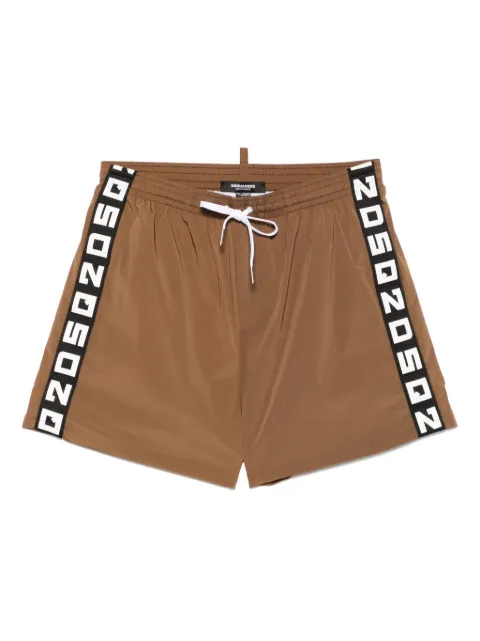 DSQUARED2 Boxer Midi swim shorts Brown D7B626060ISA01
