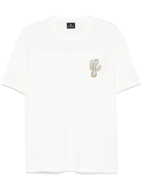 PS Paul Smith cactus-print T-shirt White M2R220XPP5076