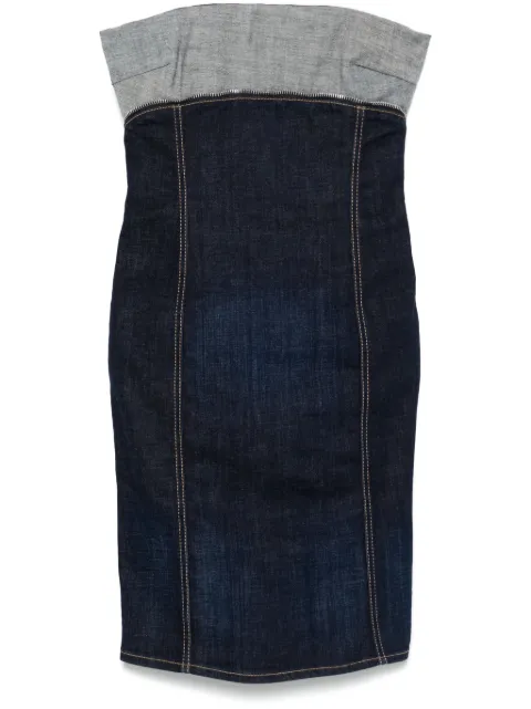 DSQUARED2 upside denim mini dress Blue S72CV0617S30664