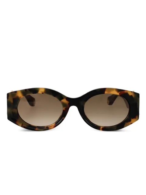 Roberto Cavalli round-frame sunglasses Brown SRC0640AGG