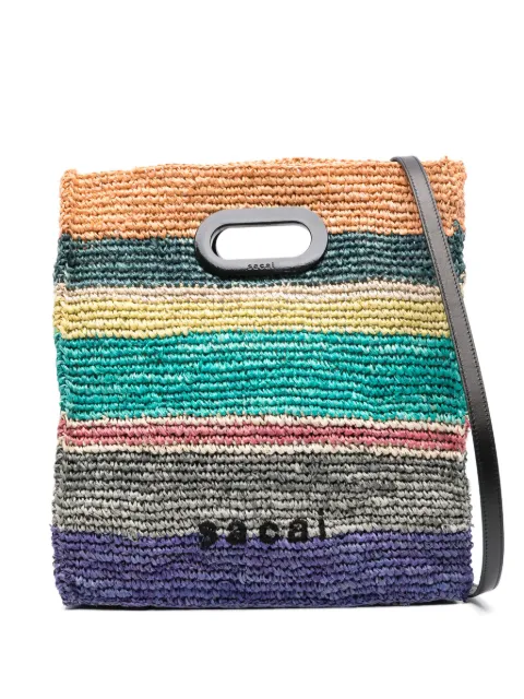 sacai medium New Shopper tote bag Green S14801