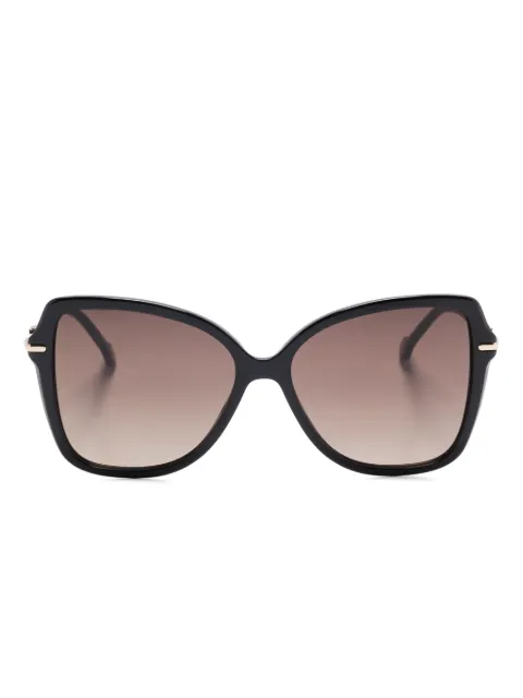 Carolina Herrera butterfly-frame sunglasses Black HER0302S