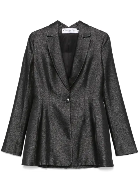 Christian Dior Pre-Owned 2010s tailored blazer Black HOLADIO458