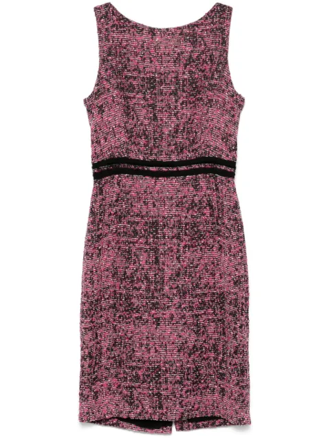 Christian Dior Pre-Owned 2010s tweed dress Pink HOLADIO460